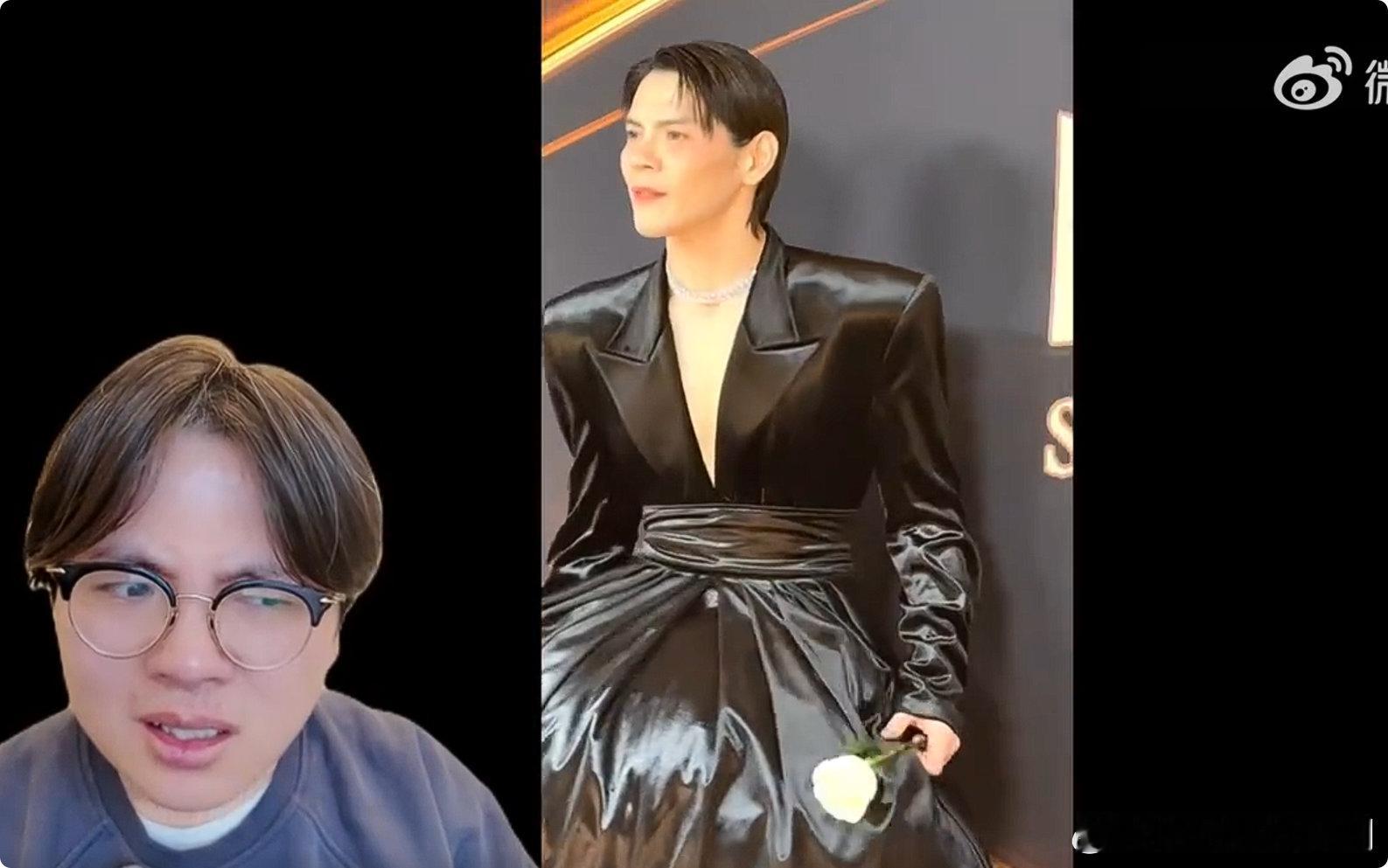 博主吐槽向佐走秀造型辣眼睛博主这句话直接戳中笑点！向佐 186cm 还踩 10c