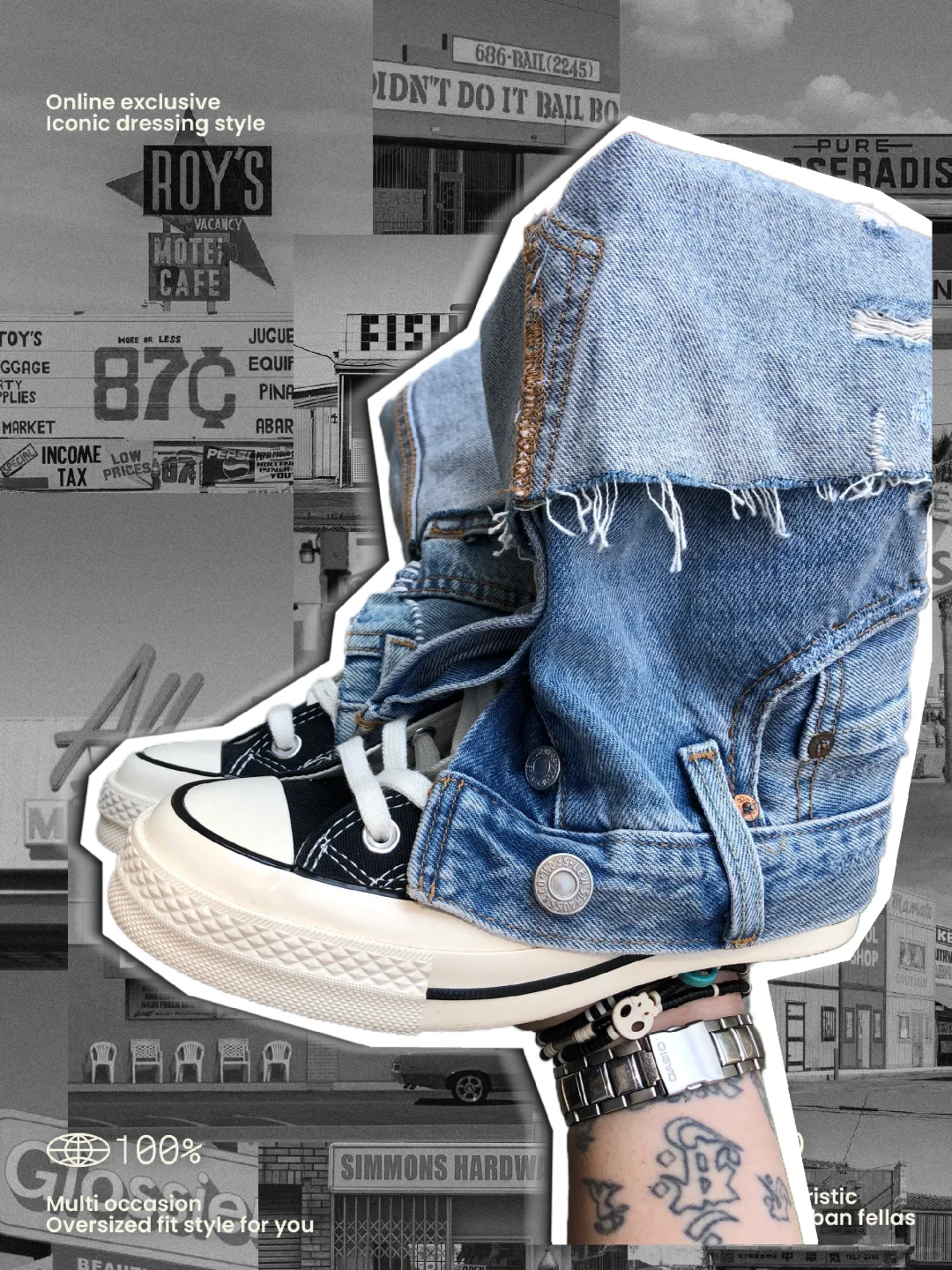 remake / converse - Levis