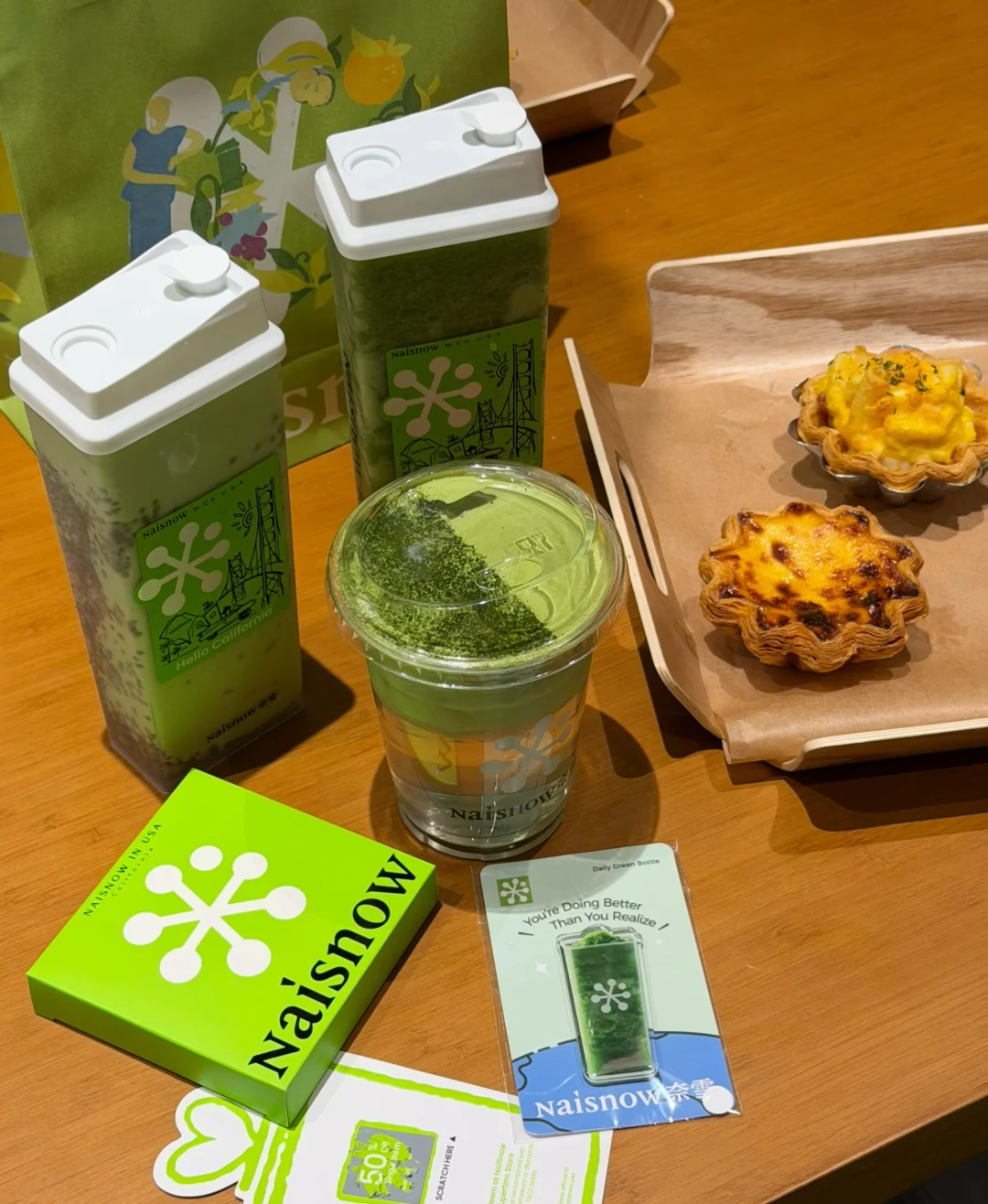 湾区新店｜也是在湾区喝上奈雪了💚🥹