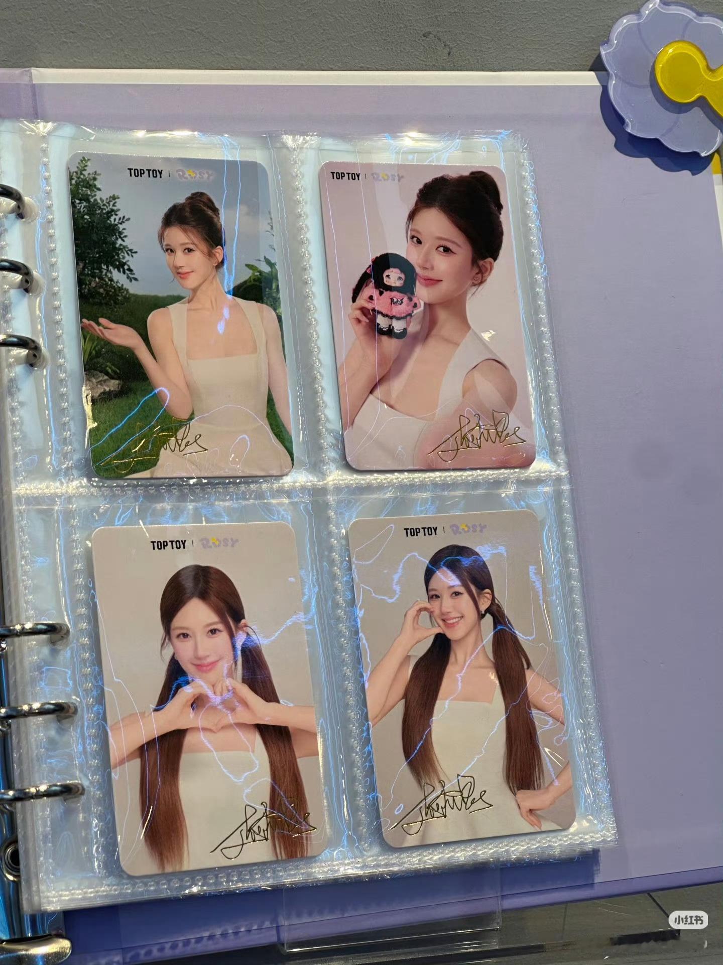 这个卡册加小卡，确实美丽啊 