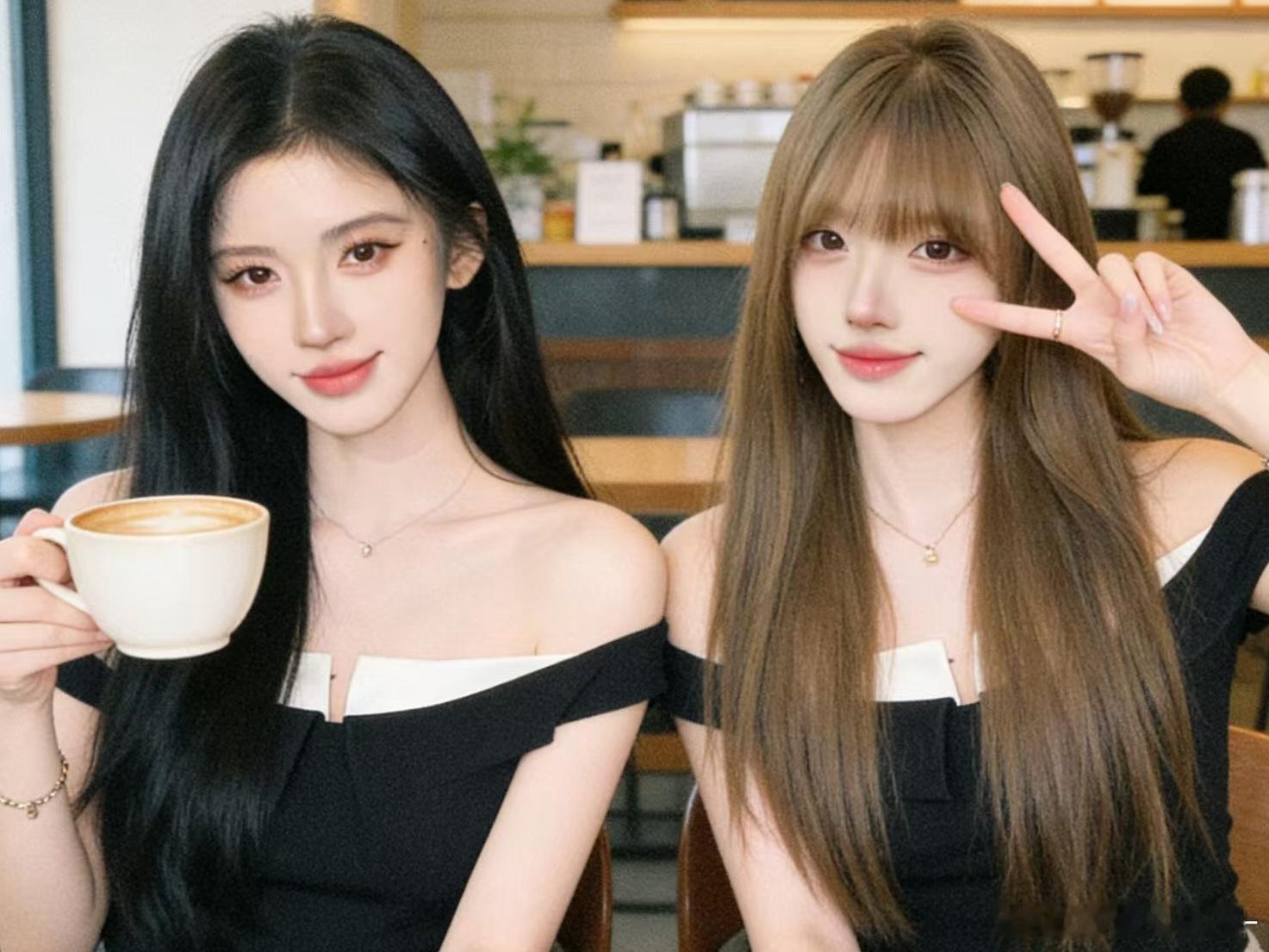 今天跟闺蜜喝下午茶 