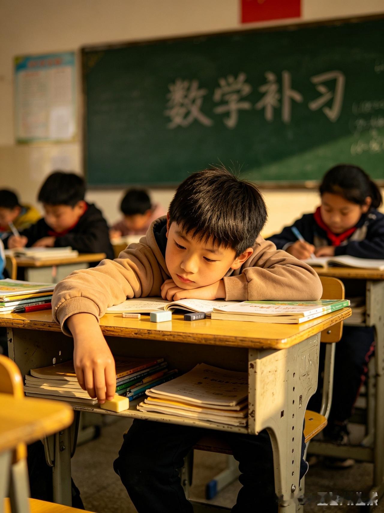 今天和孩子们唠嗑，才明白补课效果不好的原因。
孩子们说：“我不想在学校写完作业。