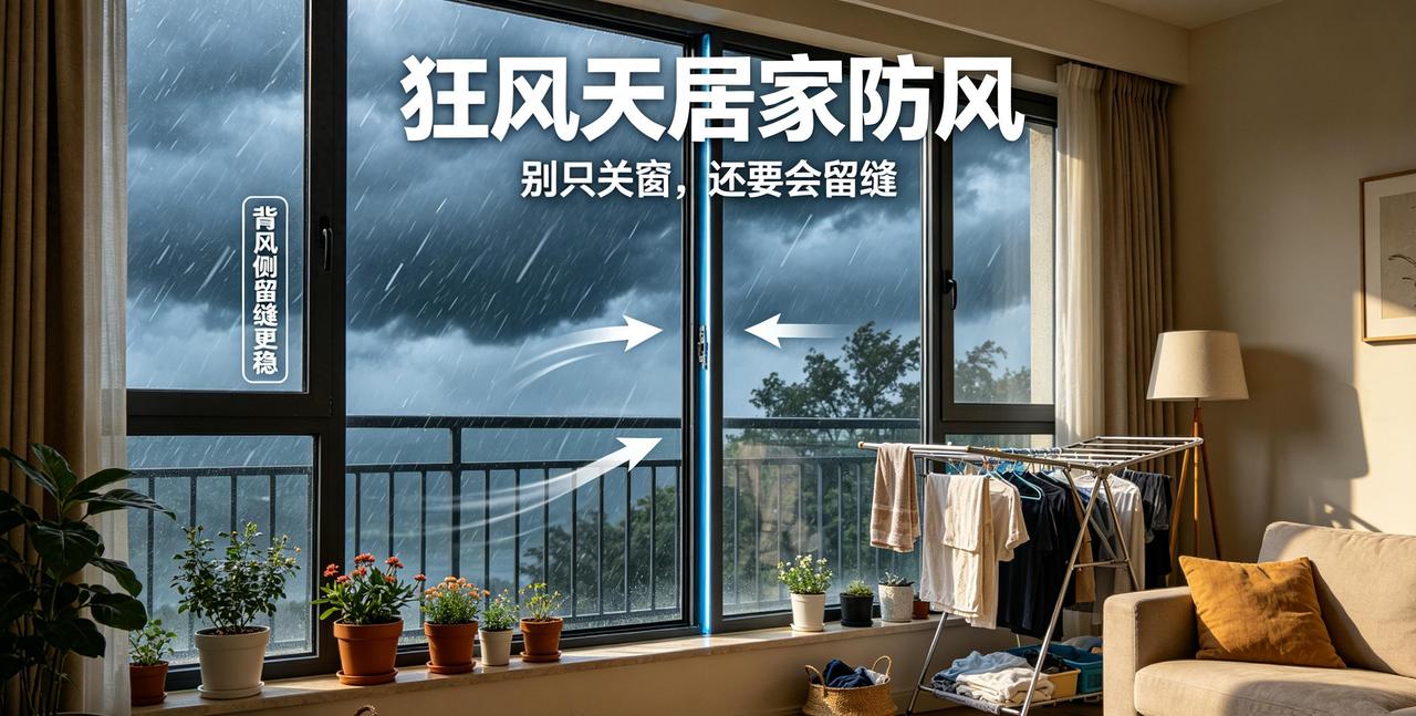 大风天千万别把窗户关严实！不少家庭做错，高层住户更要看
 
大风过后很多人家出现