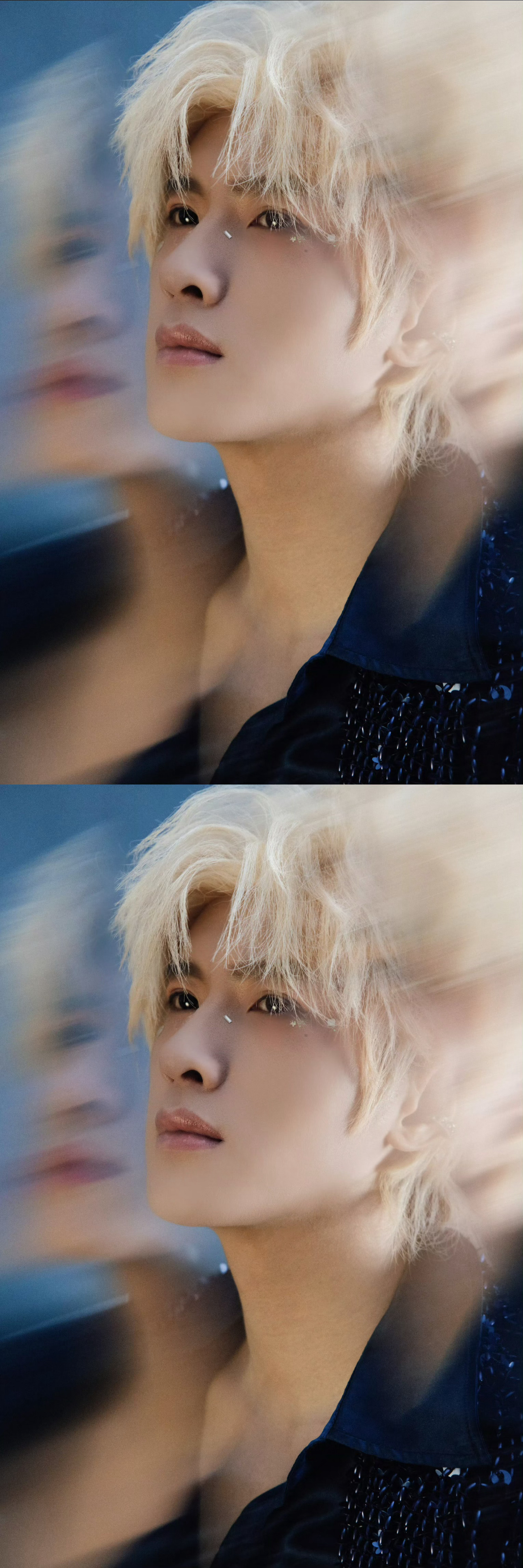 展轩赣州音乐节造型出图，金发百看不厌，太帅啦