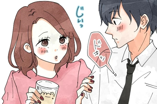 上目遣い（うわめづかい）好像是比较东亚或者日本的一种表情操作（或者表情政治学）。