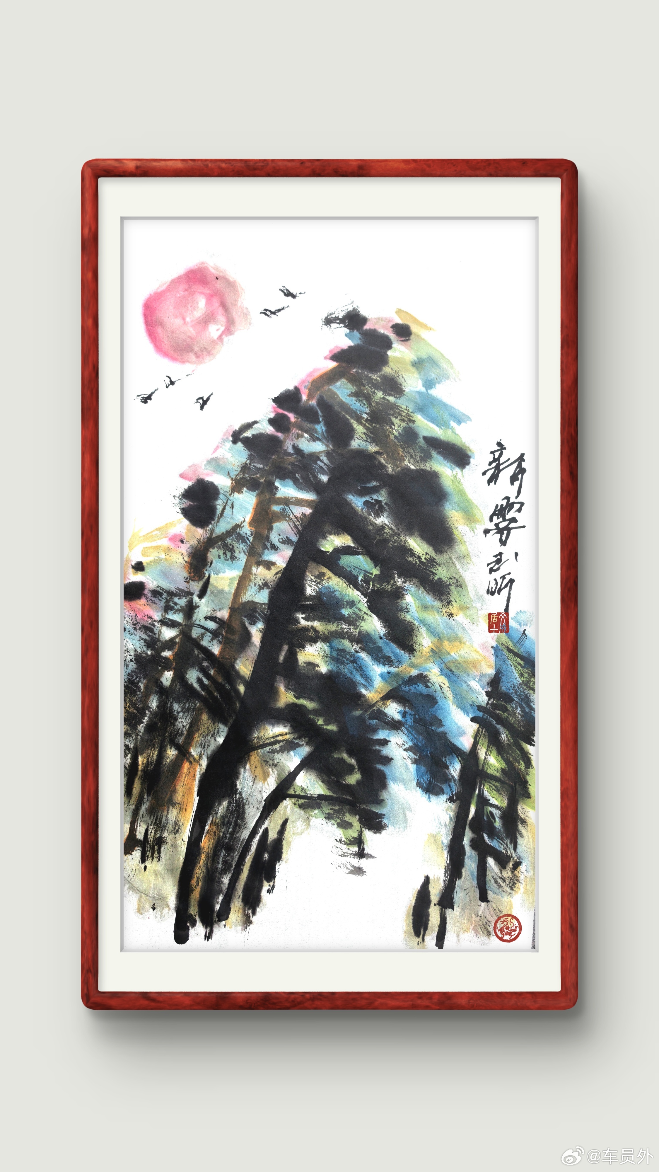 难得今天太阳红。生活手记