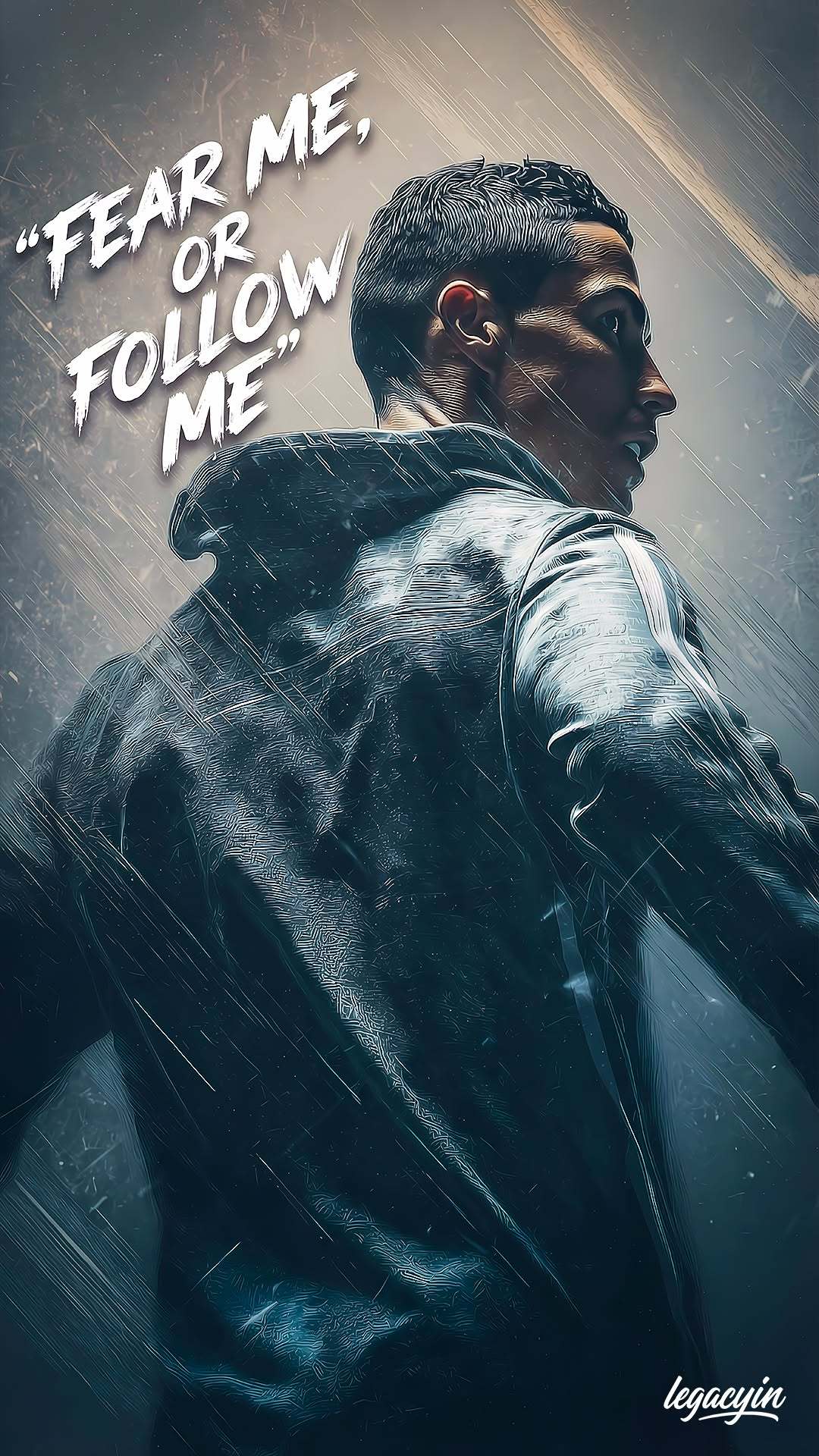 C罗c罗 竖屏壁纸7张·字母＋人像 