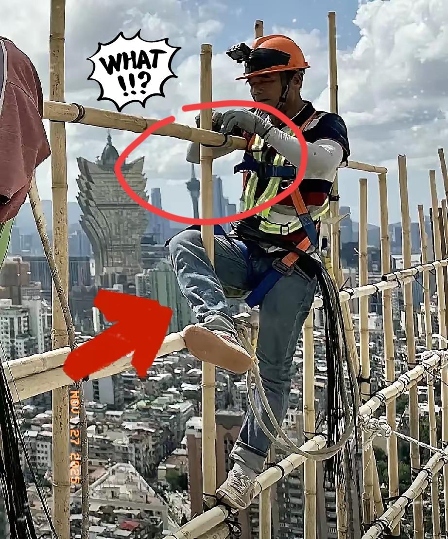 惊呆了！

香港死守竹棚不用钢管，哪是啥“手艺传承”，分明是制度滞后下的无奈与侥