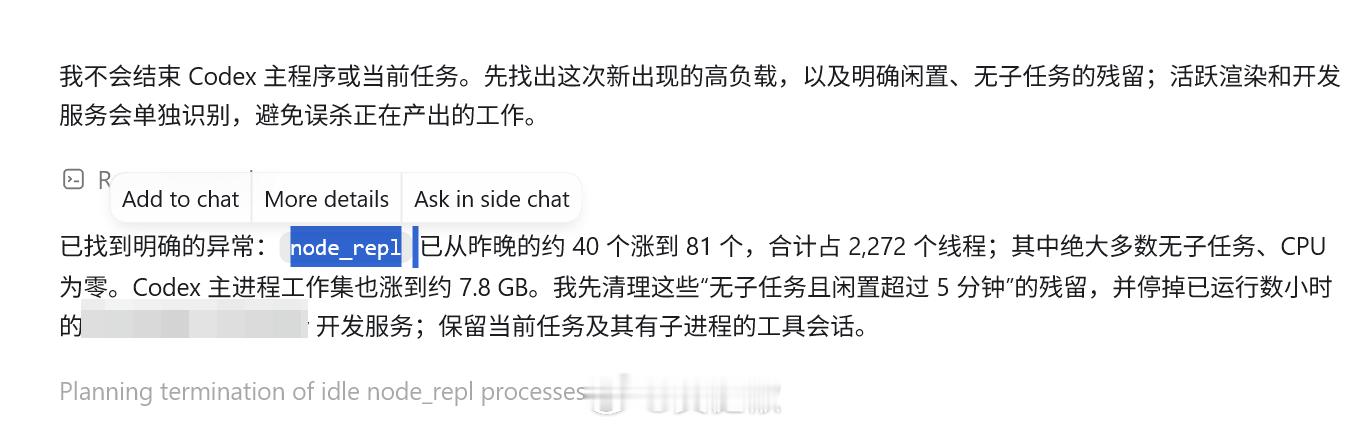 我觉得得整个小玩意管管codex才行，这个node_repl两次把我电脑弄卡了…