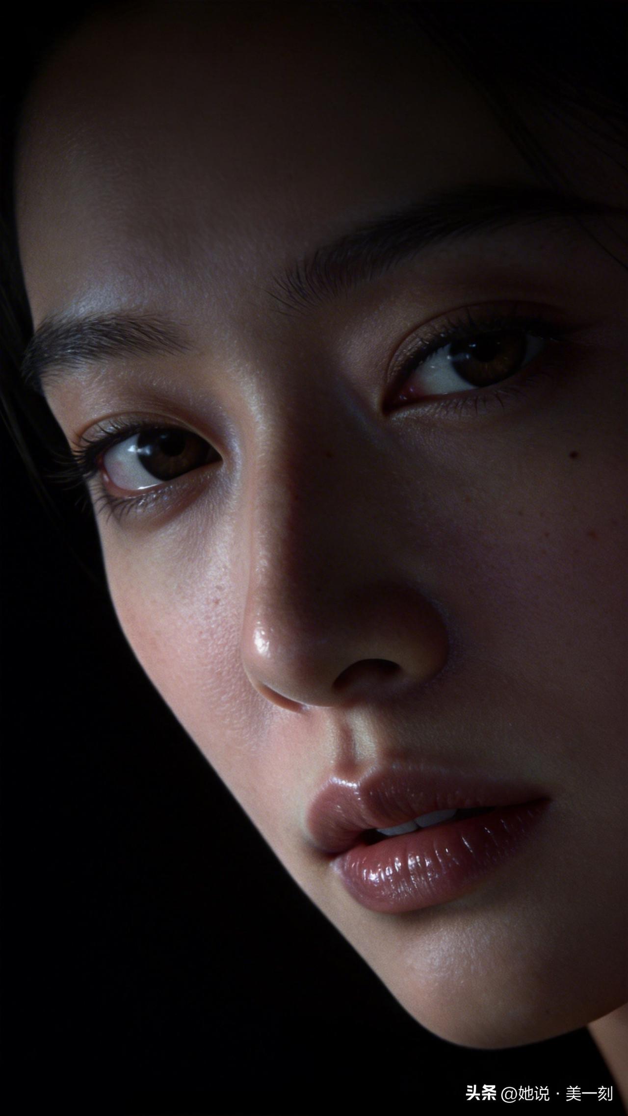 沉思的眼眸，静谧的夜晚，一抹淡淡的忧伤。40岁的女人该有年龄焦虑症吗