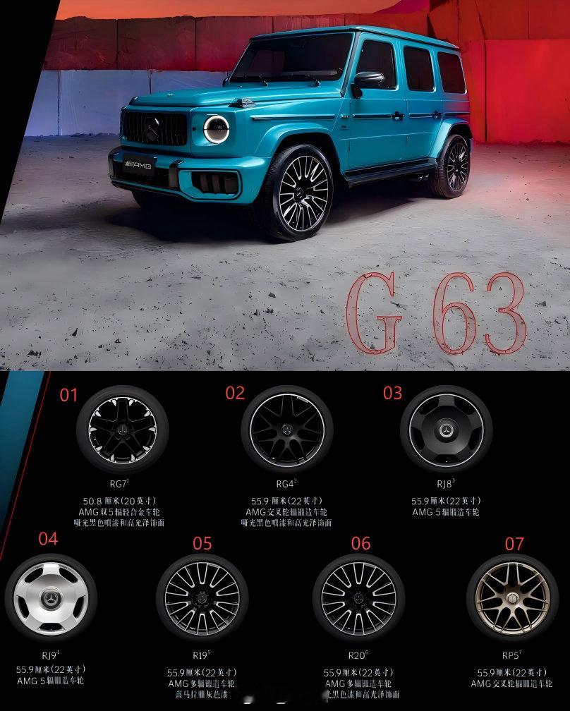 奔驰AMG G63轮毂造型  奔驰AMG G63，哪双鞋好看[举手]  