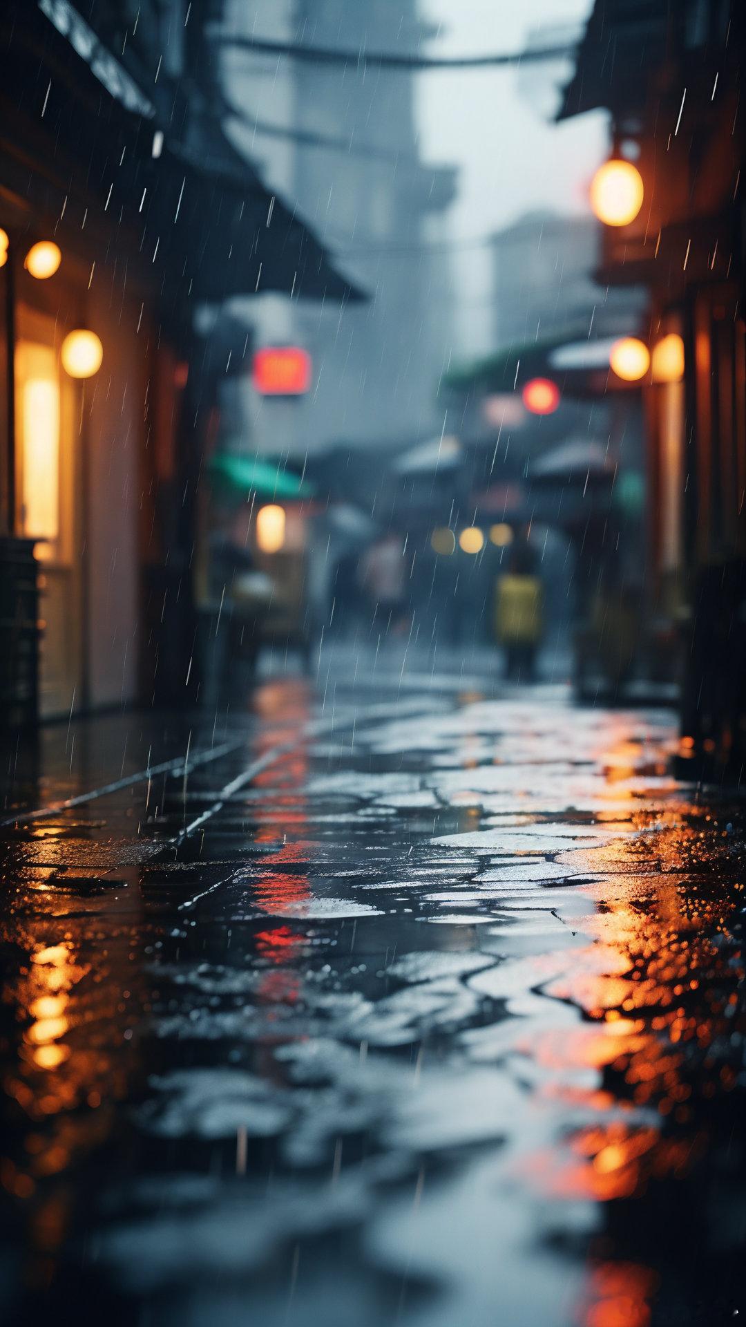 寒来暑往似寻常，走在雨中很迷茫。曾经凡事求完美，老来空留一身伤。 ​​​