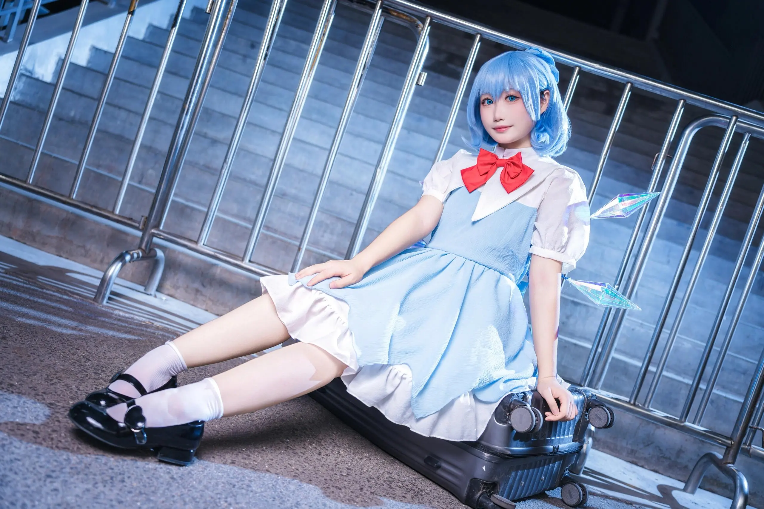 漫展养眼造型大赏 琪露诺cos 东方project cosplay漫展...