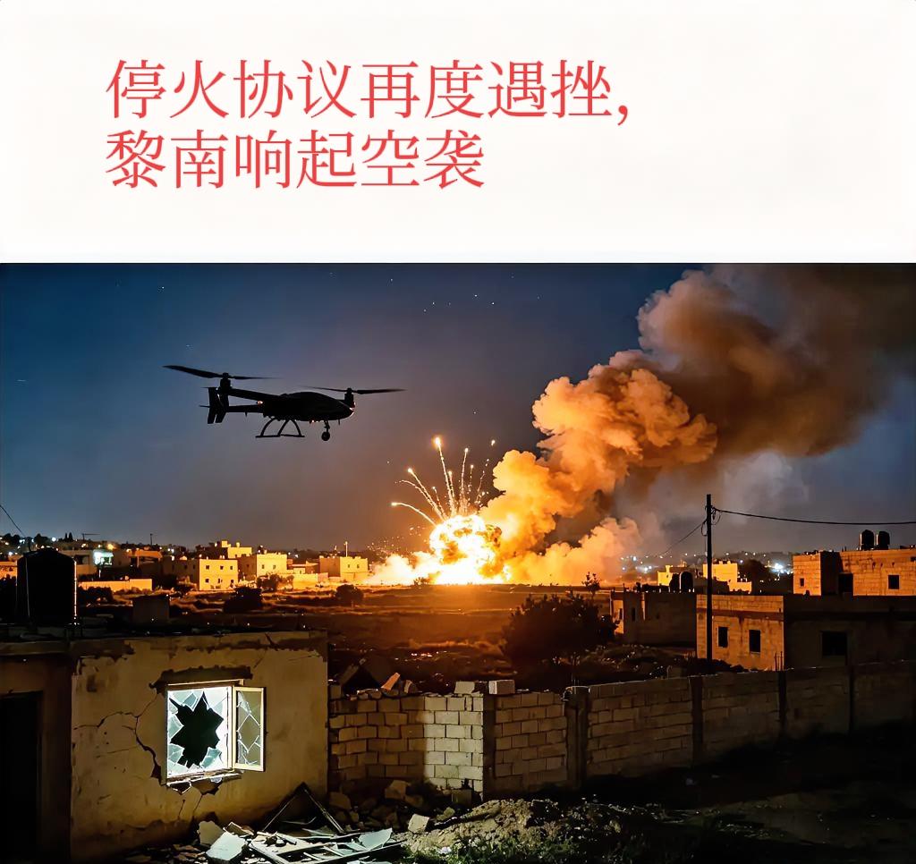 停火协议再度遇挫！黎南响起空袭，无人机交锋让和平再遇考验
 
当地时间4日晚间，