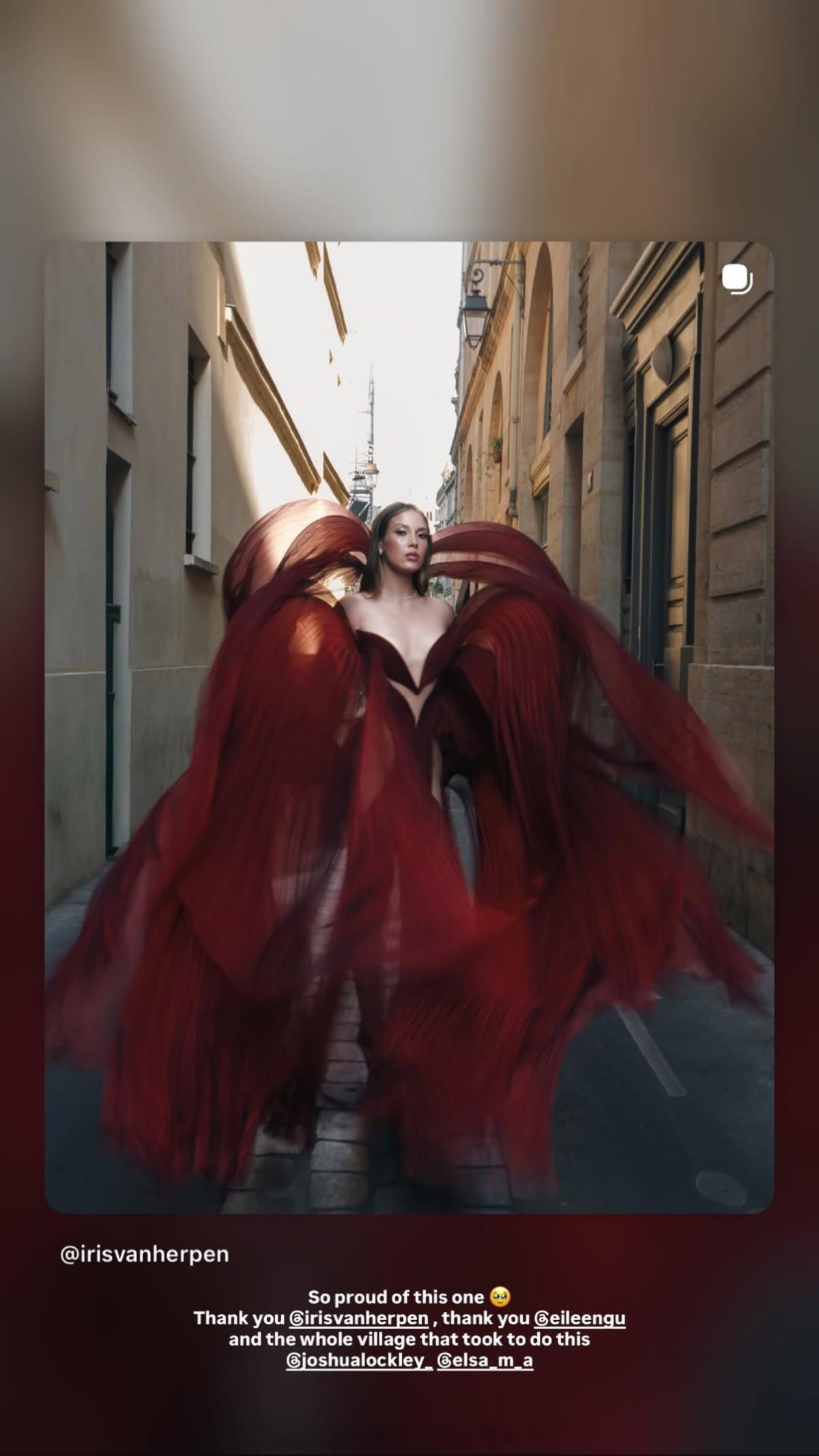 谷爱凌 【ins更新】小谷拿下Iris van Herpen 2026秋冬高定全