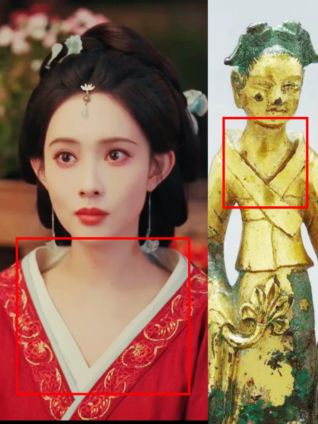 没想到这样夸张的领子竟是古人的时尚！