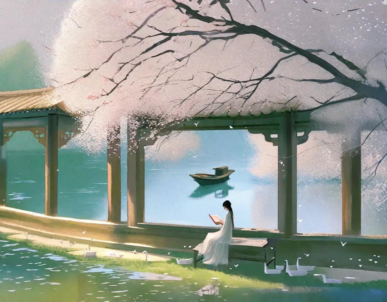 有约不来过夜半，闲敲棋子落灯花。——赵师秀《约客》
【释义】友人相约，却迟迟不来