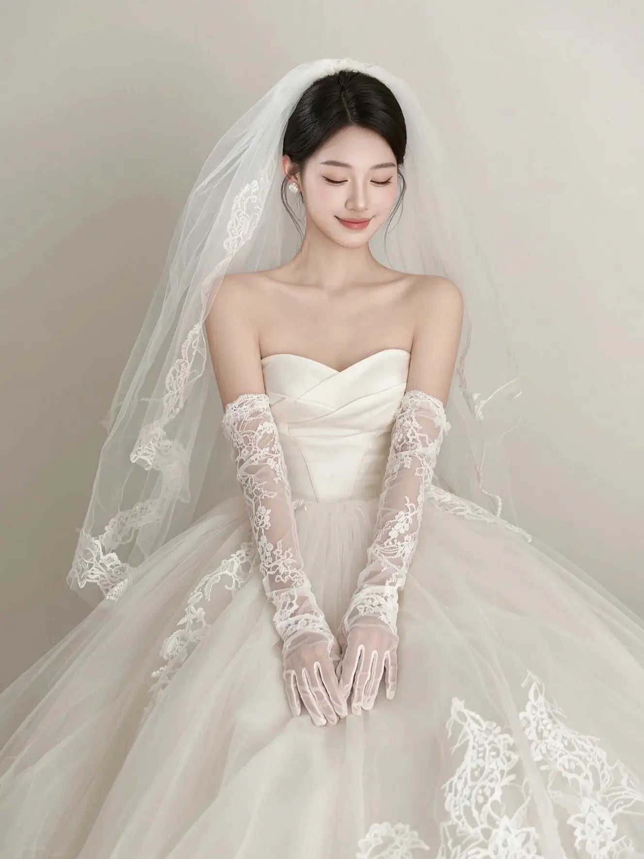 那一天你走进了我的生命  缎面婚纱写真