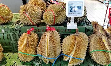 榴莲批发价跌至 10 元出头，今年终于能实现榴莲自由。

今年爱吃榴莲的人算是捡