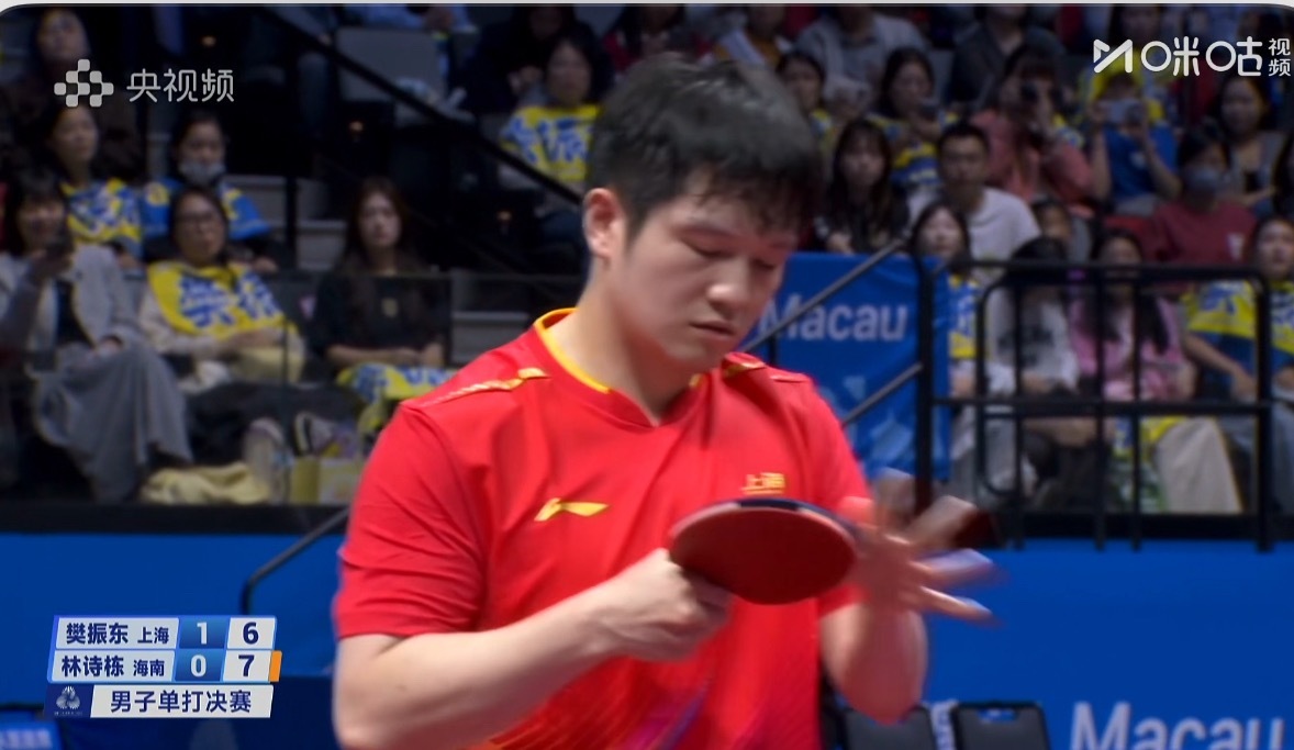 樊振东1-1林诗栋这一场比赛的比分肯定是交替上升的作为观众就peace & ca