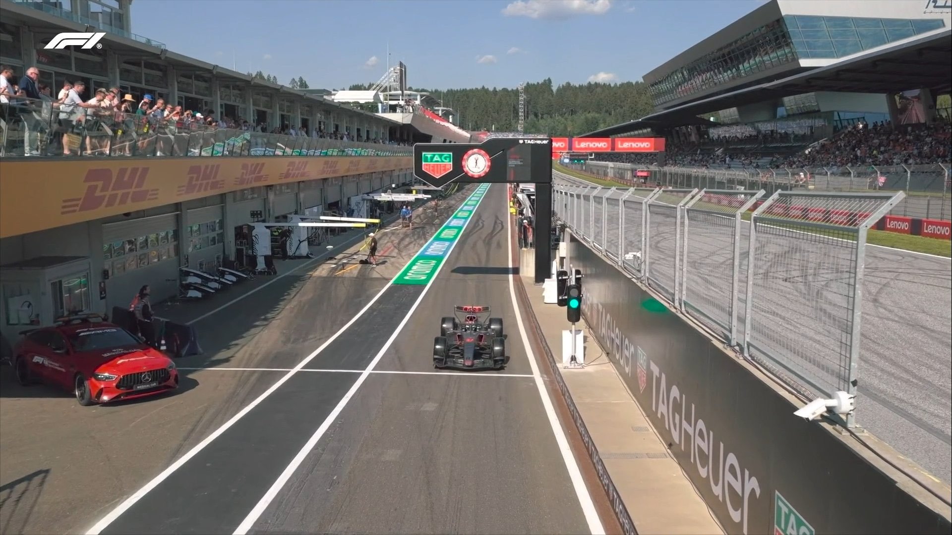奥地利🇦🇹FP2开始👀，赛道温度48℃～相当的热F12026F1奥地利大奖