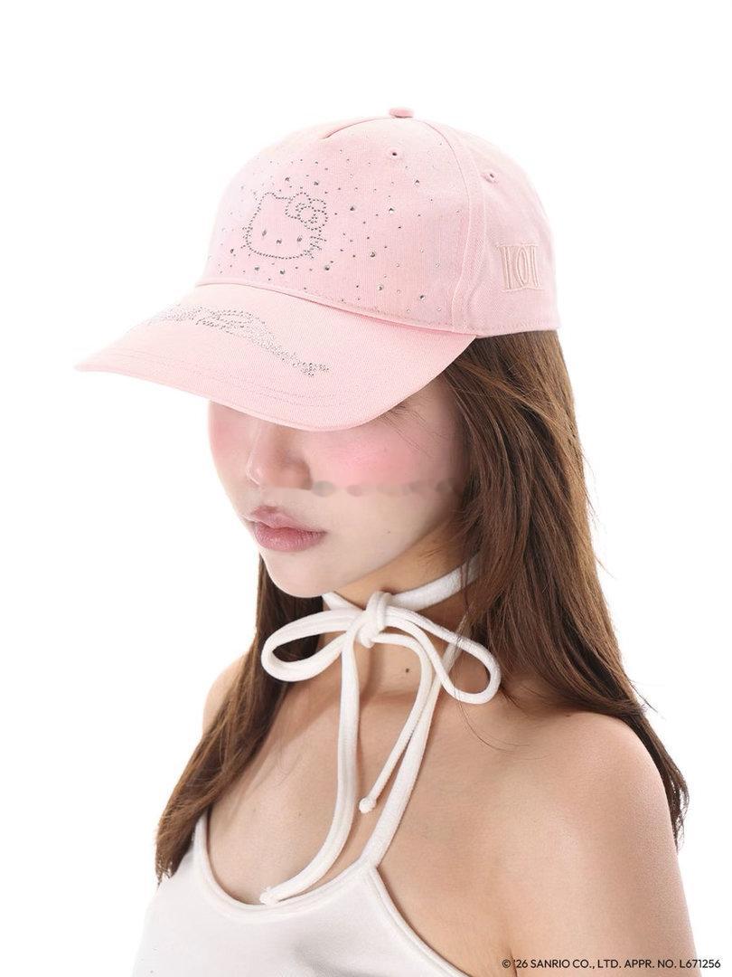 darich 和hello kitty联名棒球帽稀缺精品。kitty控们必入很实