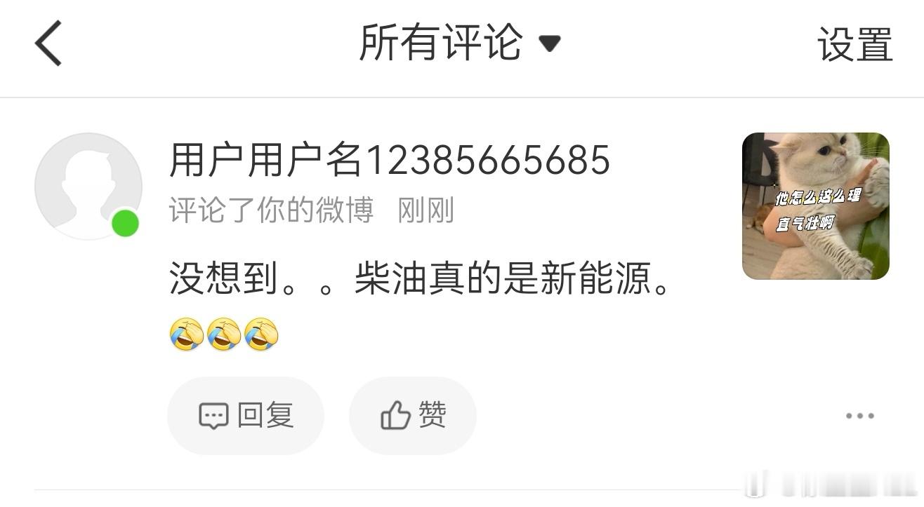 什么叫柴油真的是新能源？你当我在调侃啊？从时间线上划分，柴油的确就是实打实的新能