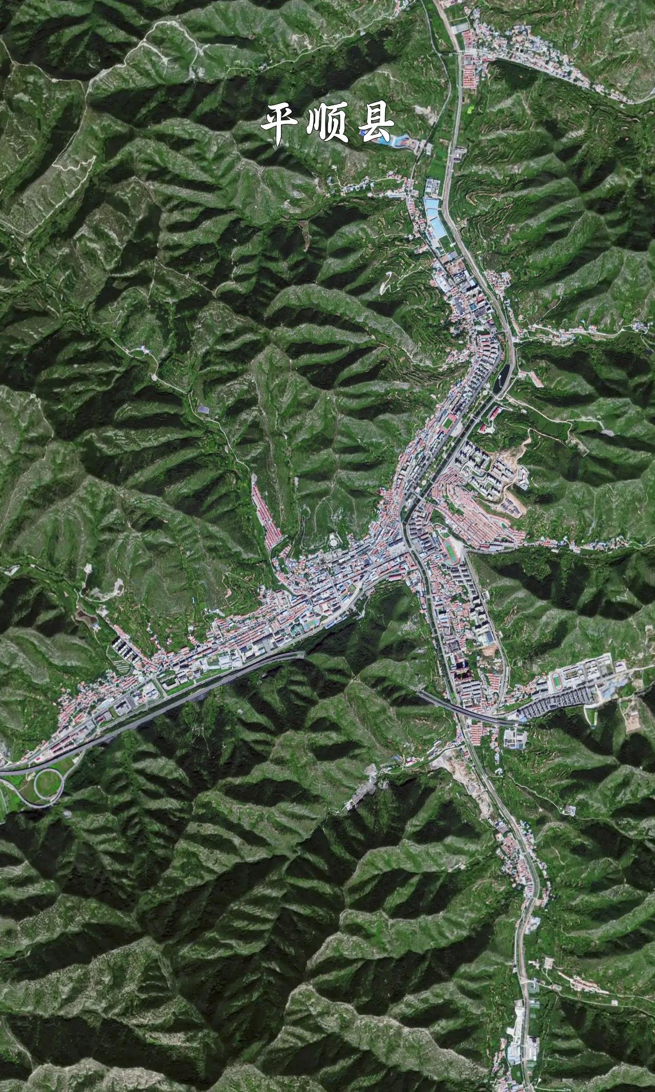 山西省平顺县高清卫星图