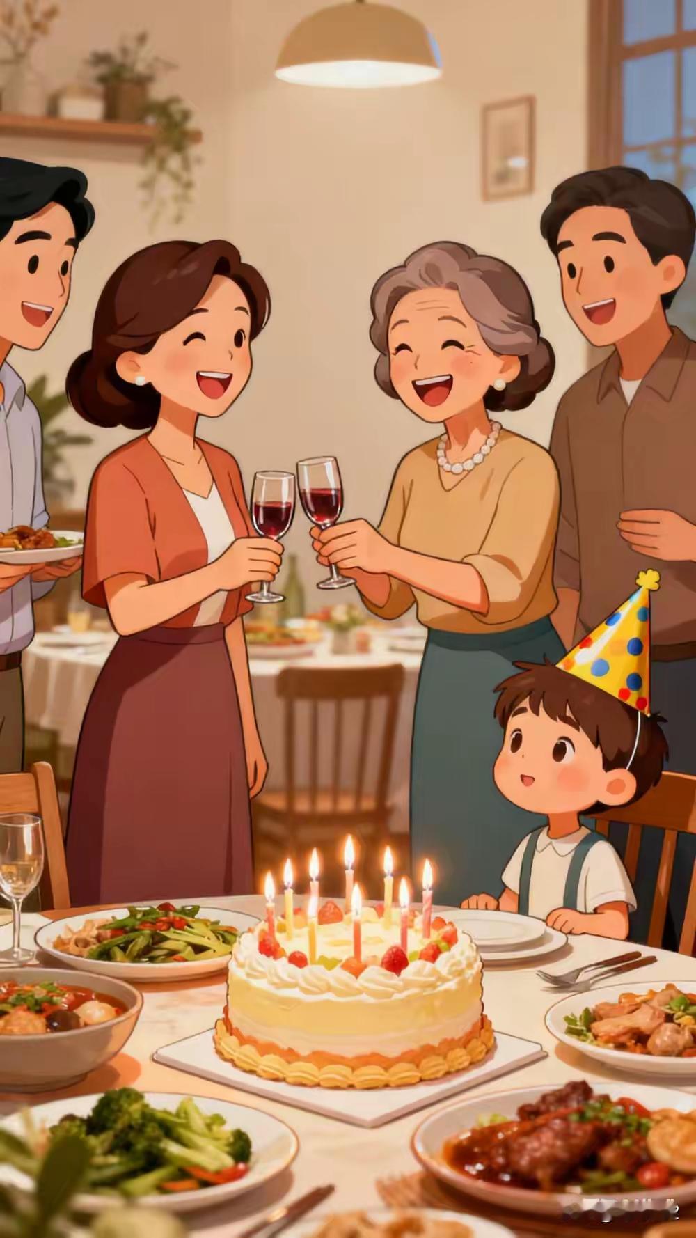 四年前的生死时刻，儿媳勇敢剖腹产；今天孙子四岁生日，婆婆含泪敬酒感恩
四年前，儿