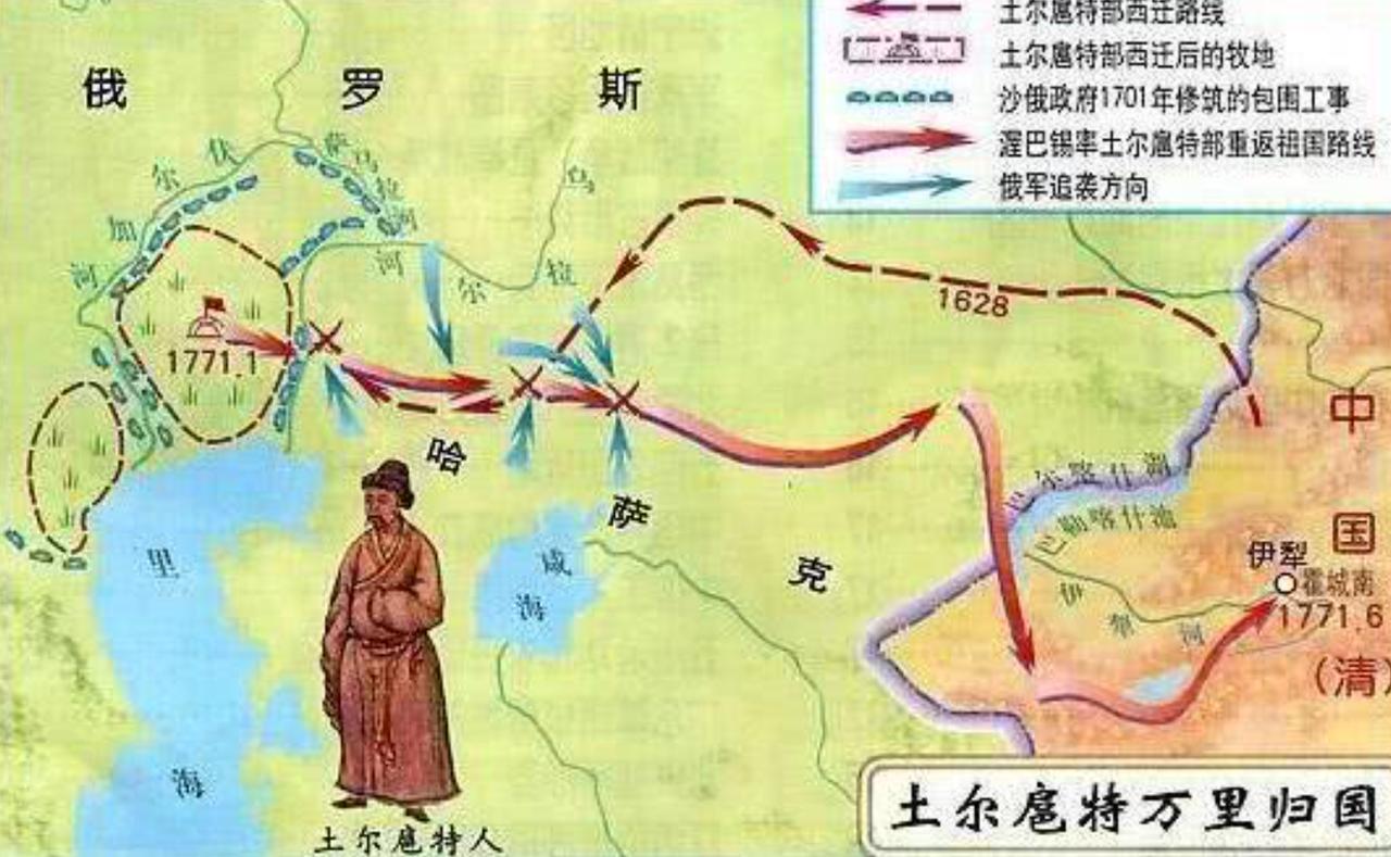 土尔扈特为什么那么坚定要东归？

1771年1月，渥巴锡率土尔扈特约三万余户、十