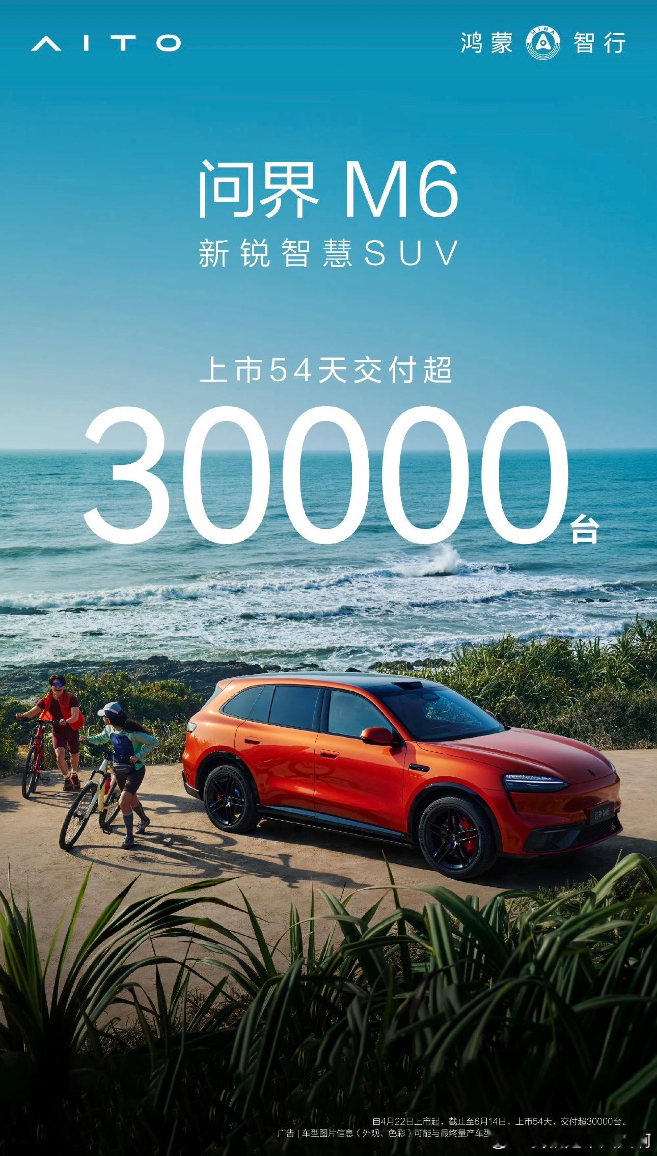 新锐智慧SUV上市54天，累计交付突破3万台！5月更是拿下了增程式零售销量第一的