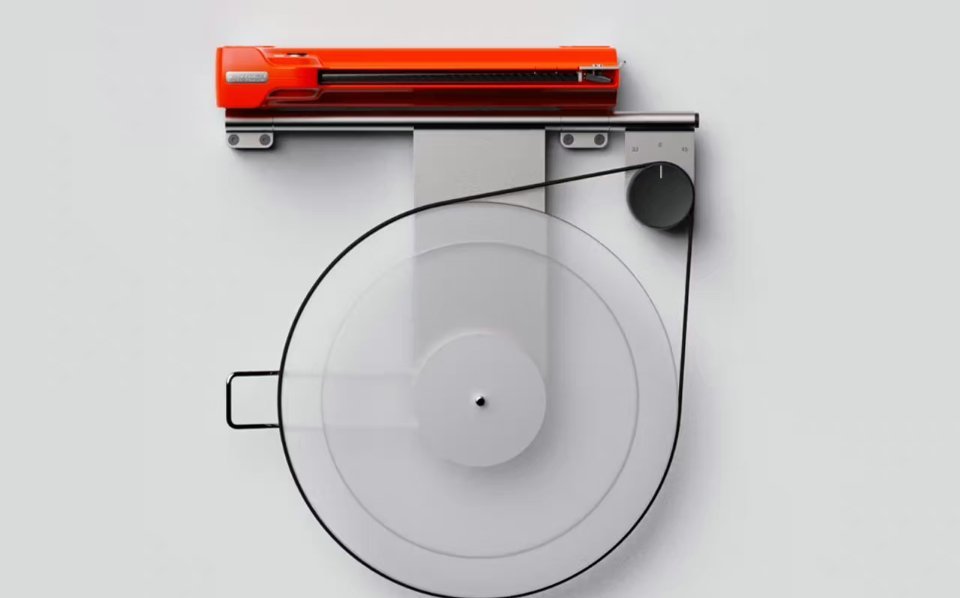 Disco Volante，黑胶机，可以挂墙 ​​​工业设计师的概念设计 ​​​