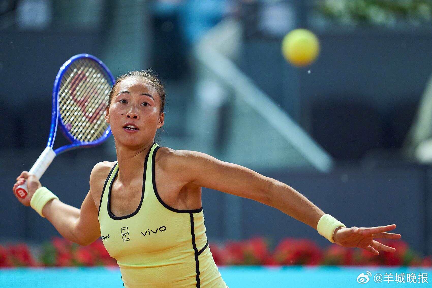 #郑钦文vs莱巴金娜#北京时间4月27日凌晨，WTA1000马德里站女单第三轮，