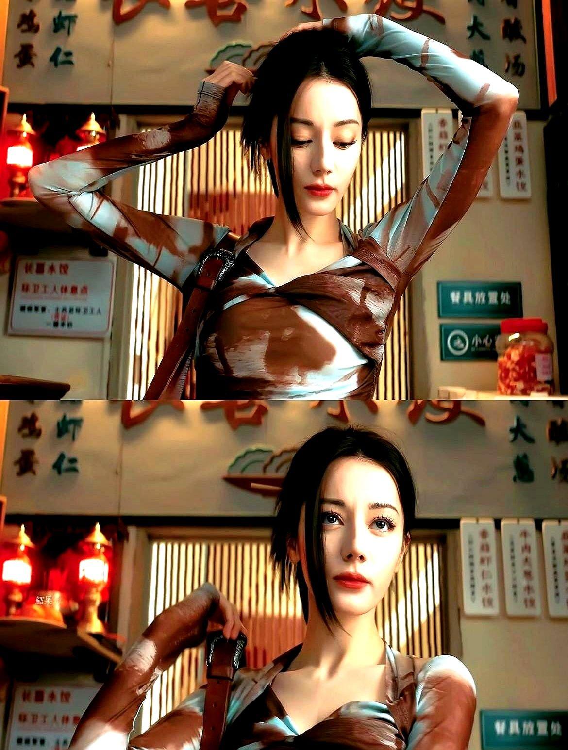 迪丽热巴这次是把“美强疯”刻进骨头里了吧！

现在网上直接炸锅，有人说聂九罗白天