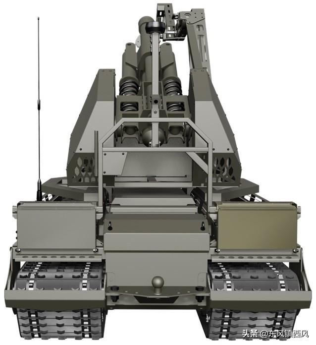 俄罗斯一款机器人迫击炮专利证书的信息的视图