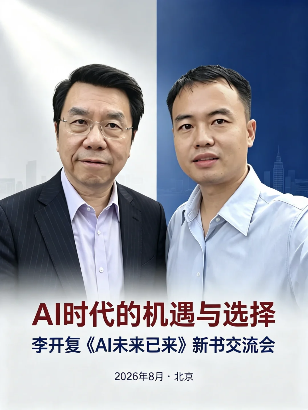 李开复新书交流