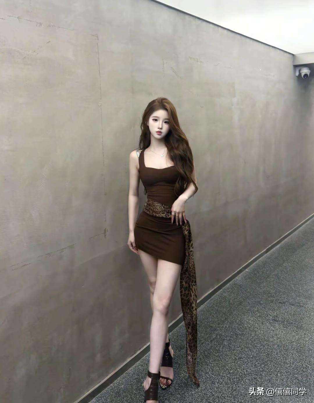 红衣美人倚墙立，那画面真的绝了，似画似诗，美得让人窒息！想象一下，一袭鲜艳的红衣