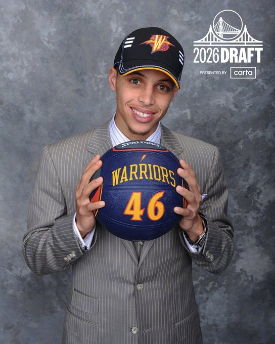 总觉得他们加入勇士的第一天还历历在目💙2026NBA选秀大会