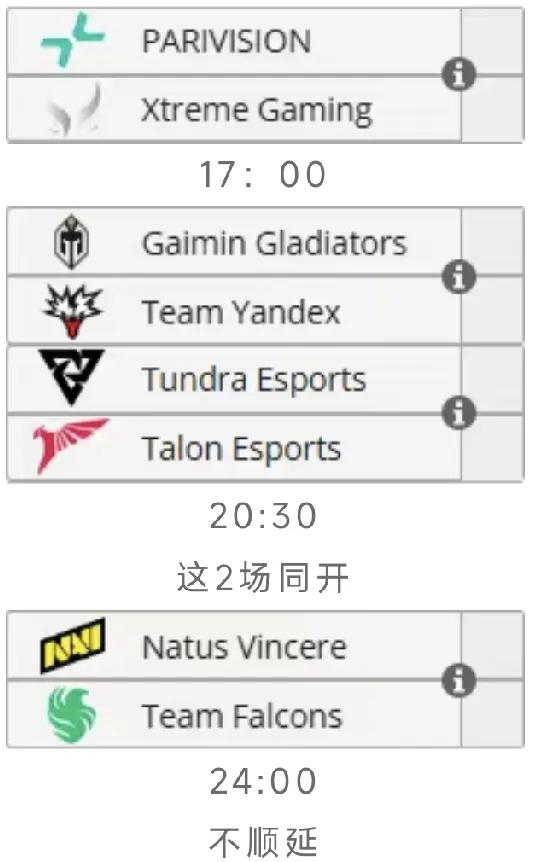 DOTA2:石油杯突围赛第二天赛程

17:00
XG vs PARI，基本上是