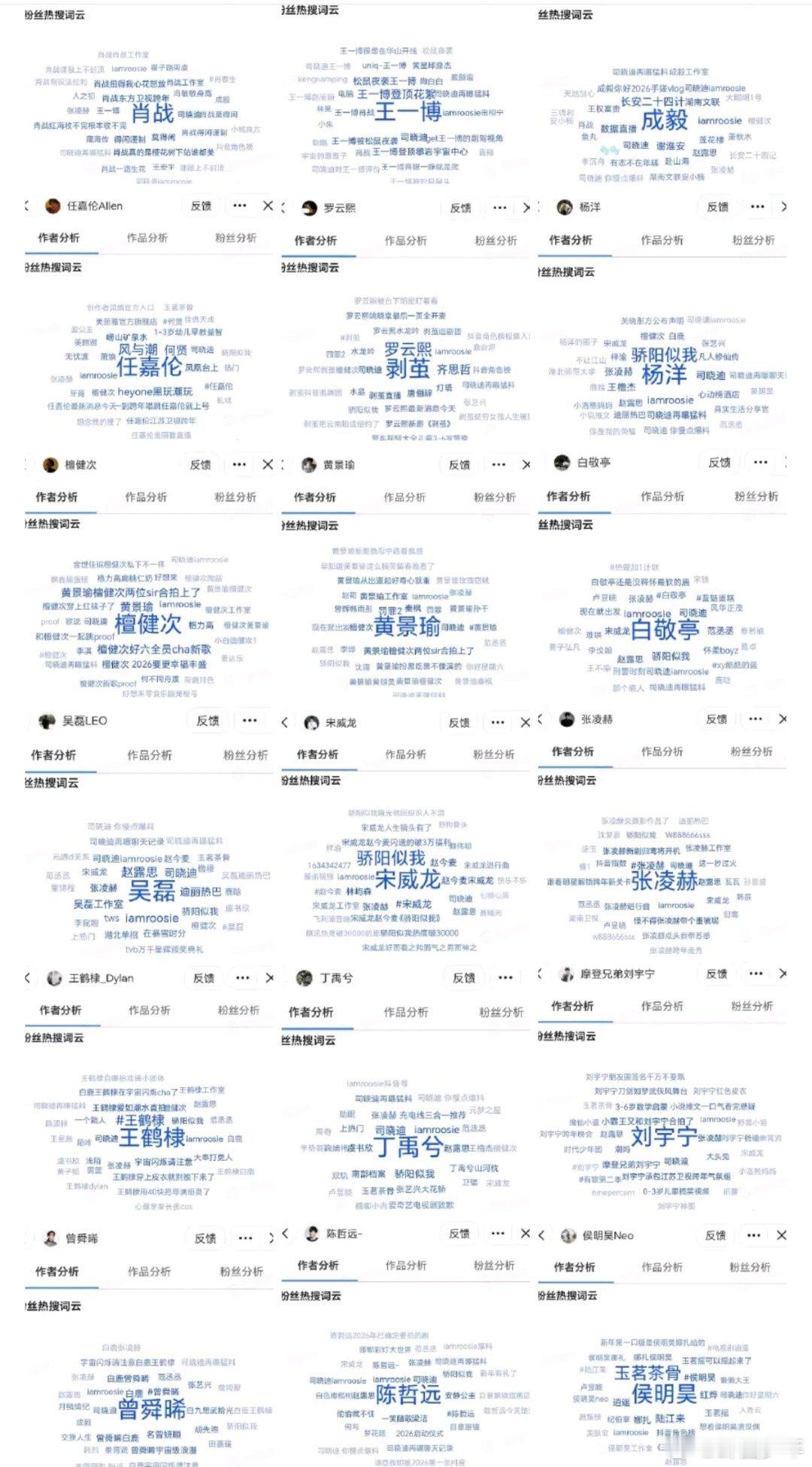 生粉热搜词云汇总生粉热搜词云 一份聚焦“生粉”群体的热搜词云汇总引发关注，词云中