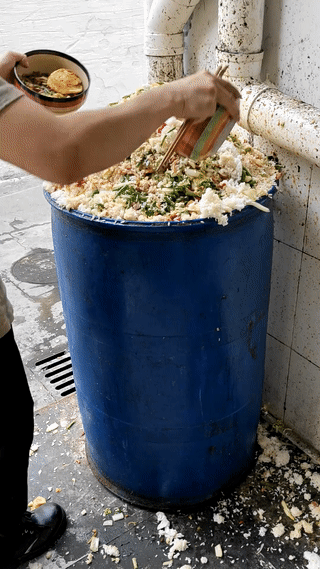 现在有些人真是一点都不知道珍惜爱惜粮食！
尤其是在一些工厂食堂，这种浪费粮食的现