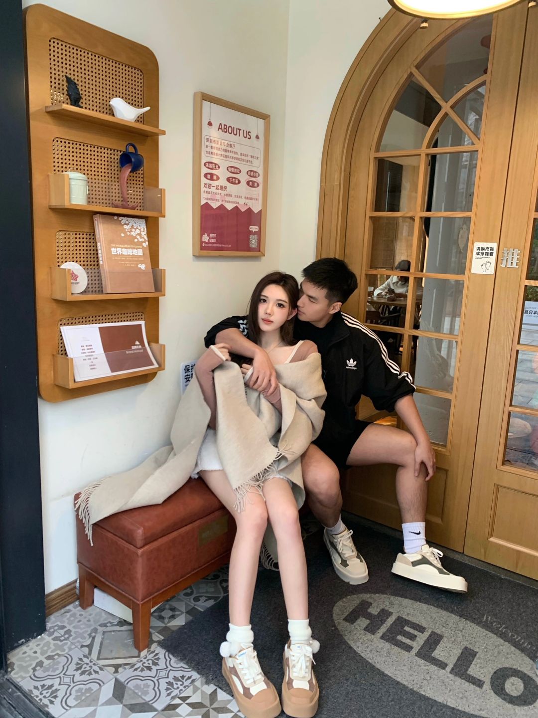 当我邀请男朋友和我一起拍合照…