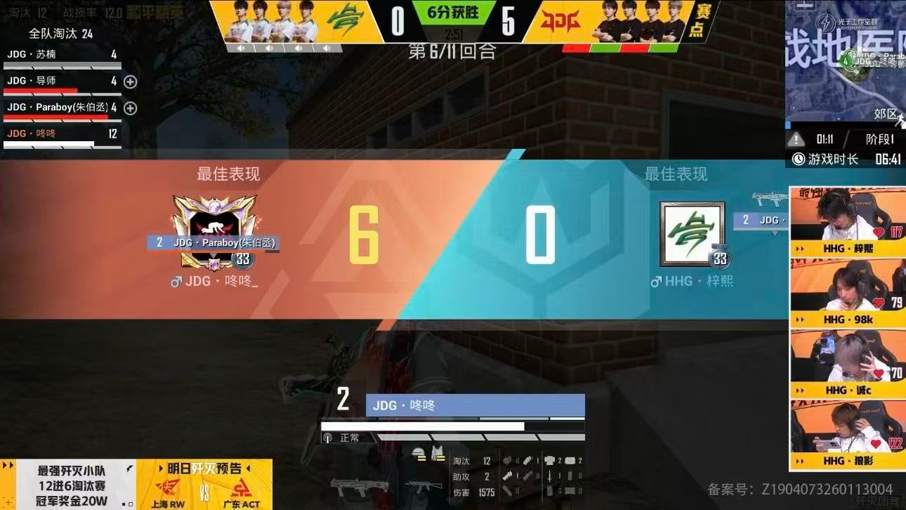 JDG零封晋级六强 北京JDG在挑战赛中展现绝对统治力，零封对手HHG，用数据证
