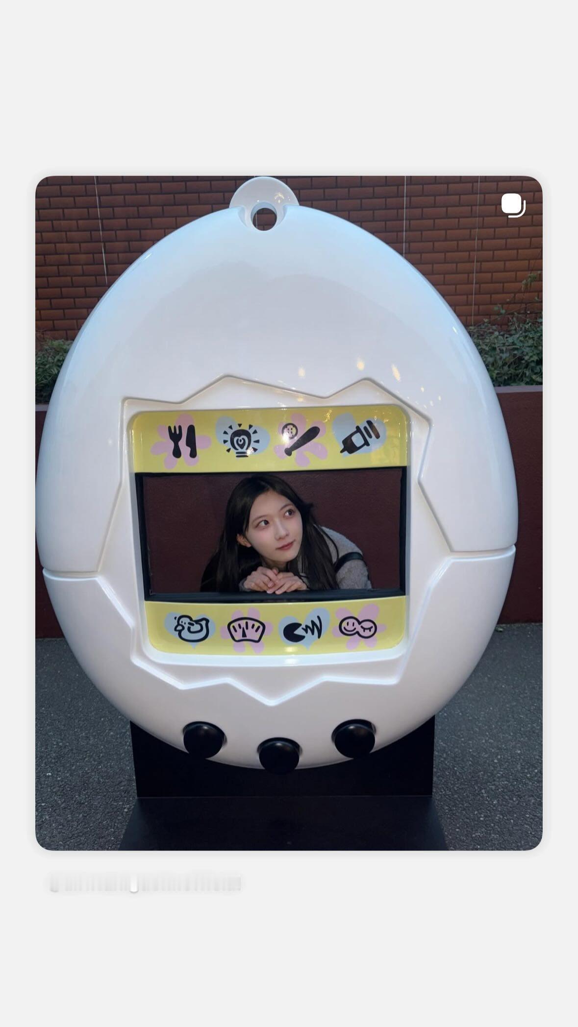 谷口愛季「🥚へそまがり、、、？大たまごっち展」 あいりぐらむ