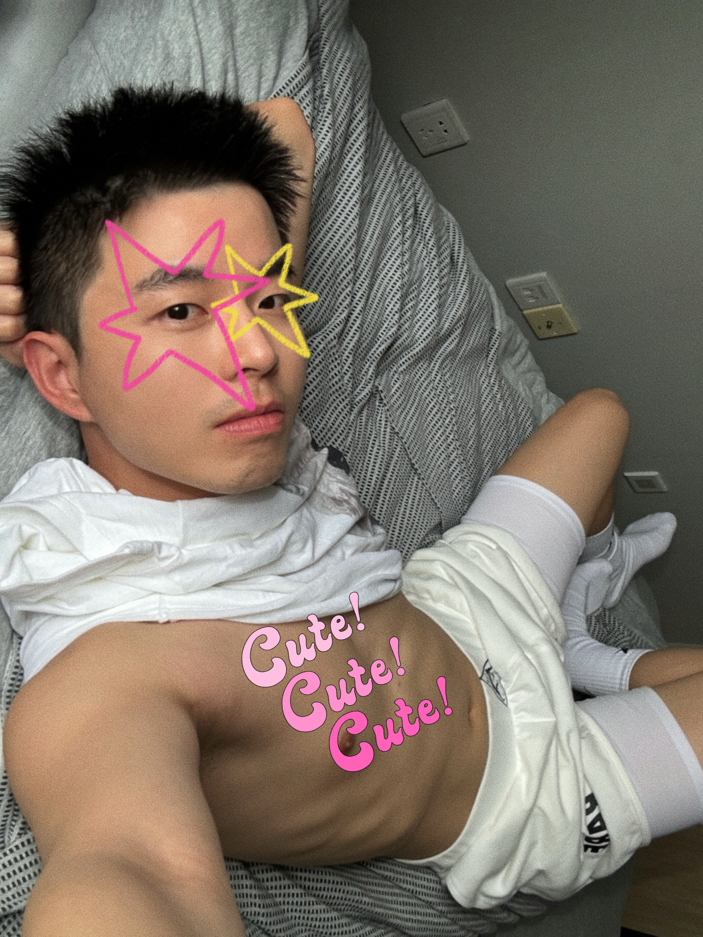躺一下： 