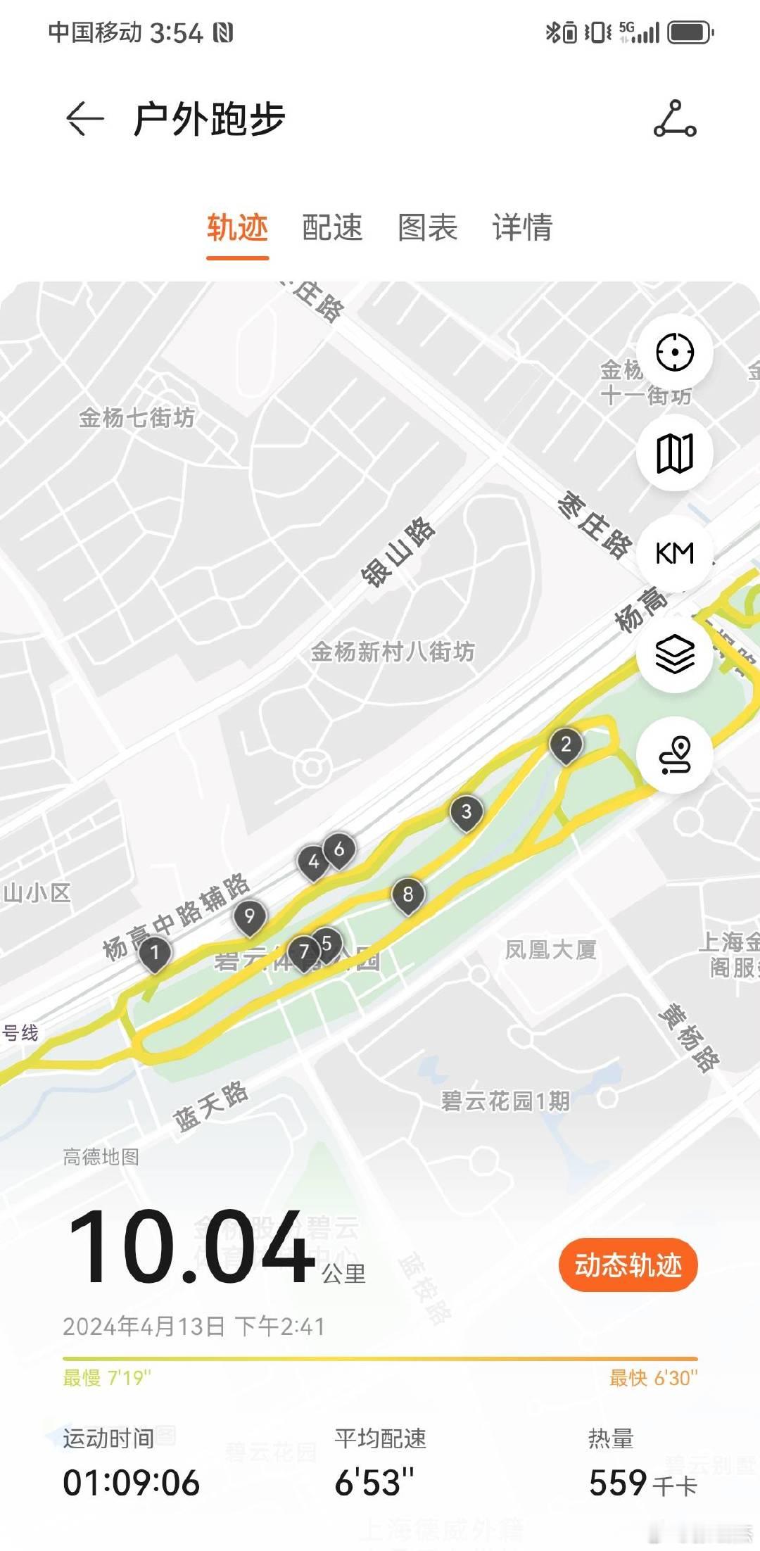 慢跑10公里，公园狗太多。上海的狗普遍比北京的狗干净，毛亮。 ​​​