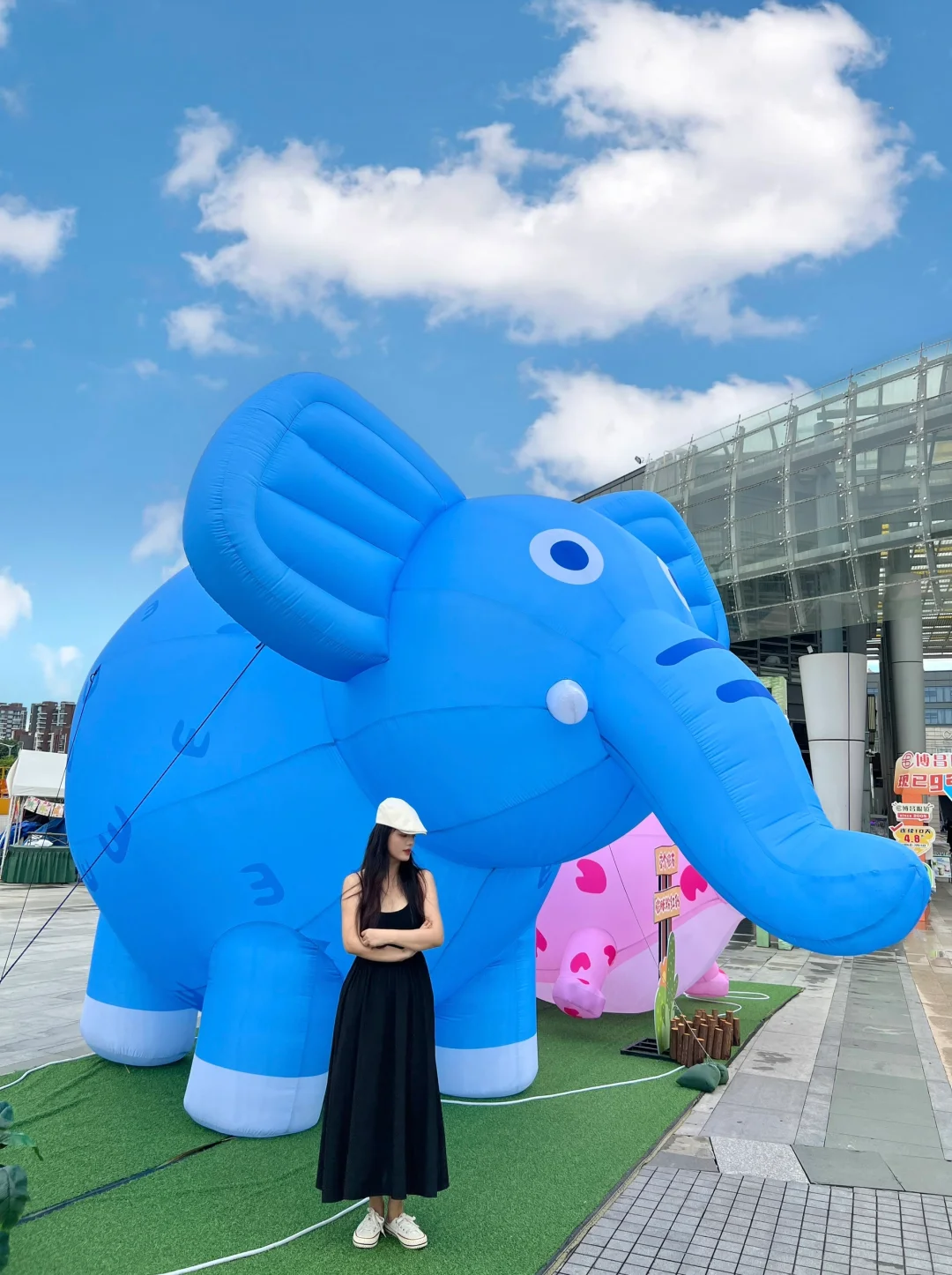 松湖万科惊现膨胀动物大集合，快来打卡拍照