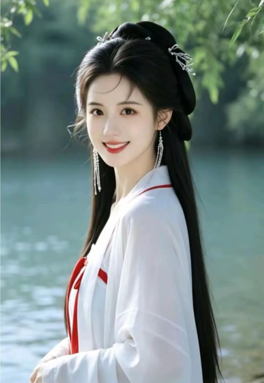 👉🏼观图溜
三星厂区美女现，
气质脱俗赛天仙。
一身素白真亮眼 ，
宛如仙女