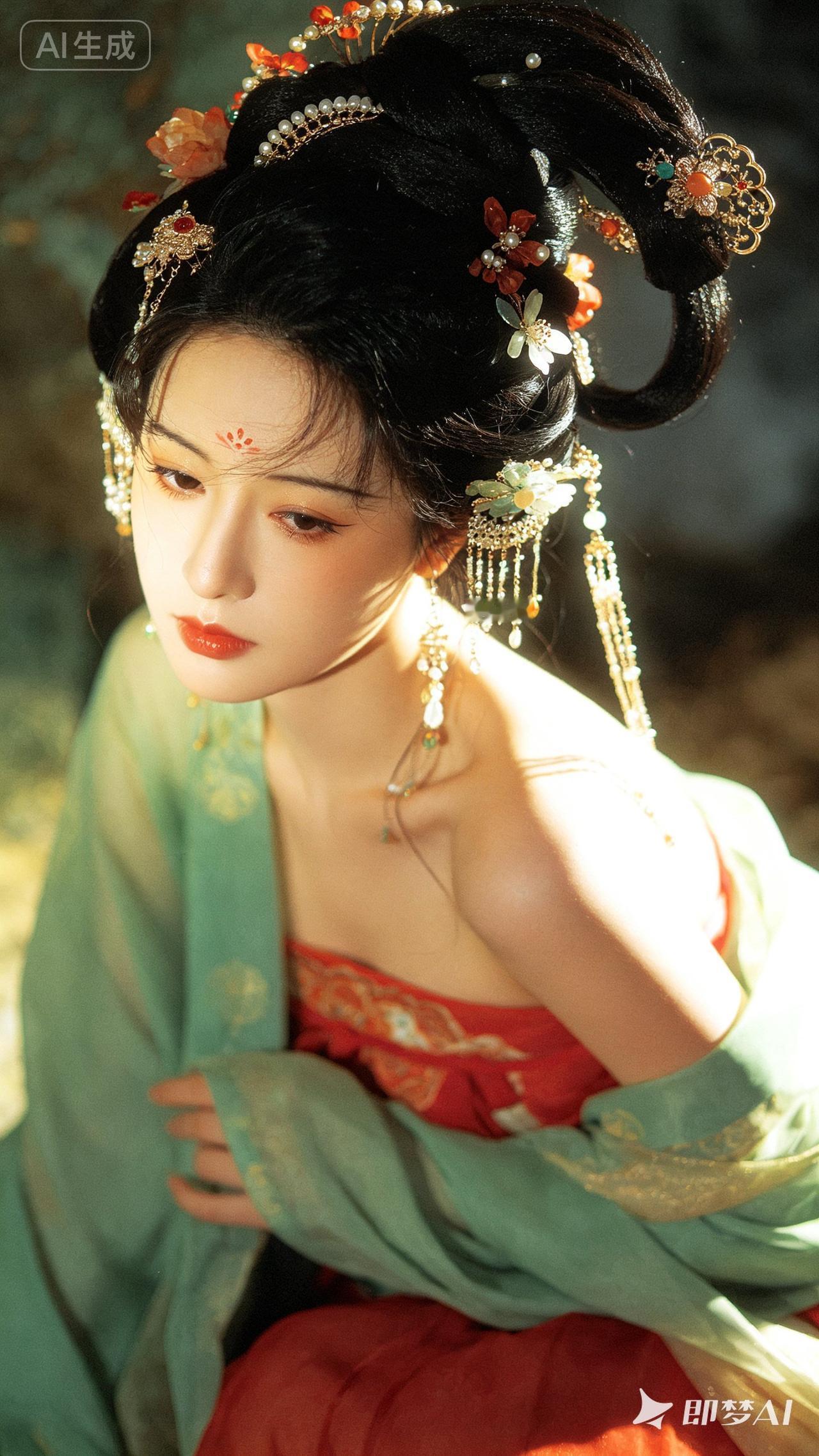 古典美人，古风妆容，惊艳了时光