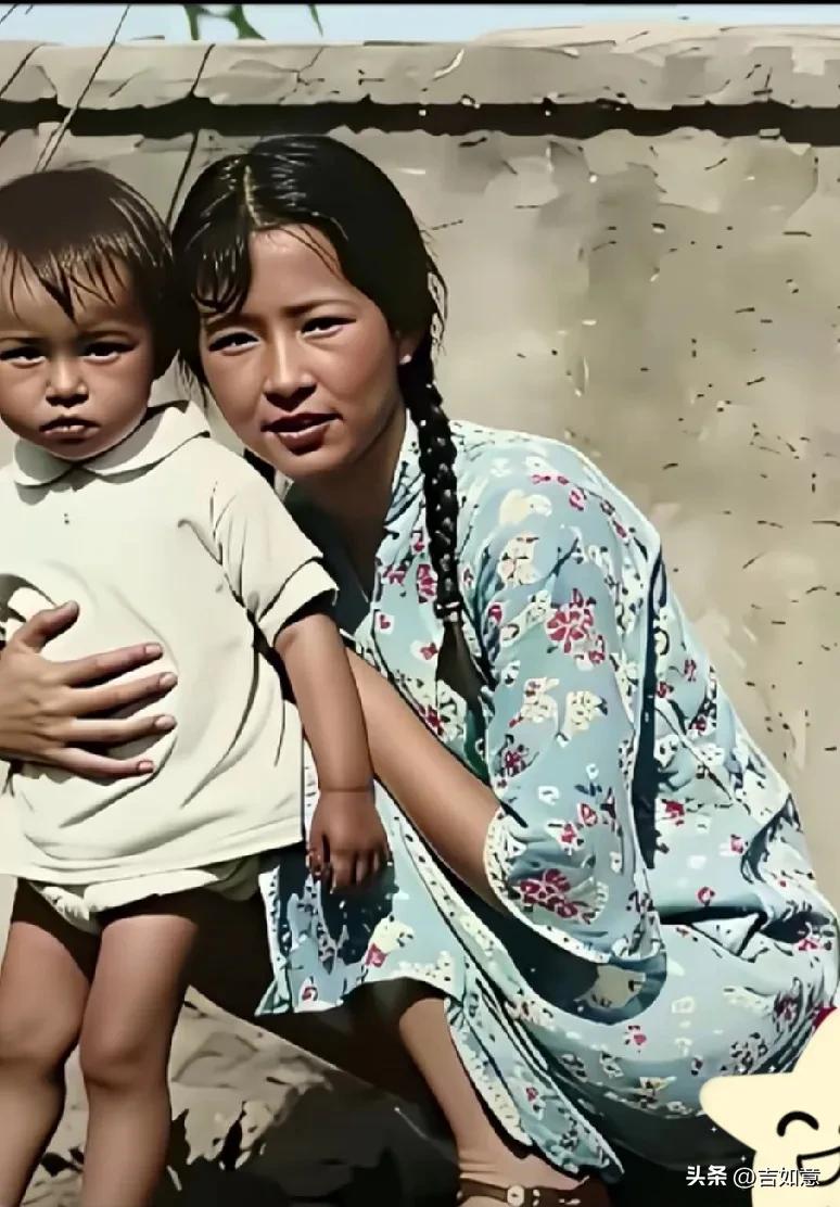 慧眼识真
这两张照片均为林徽因与孩子的合影，其中一张必定是真实的，另一张则是AI